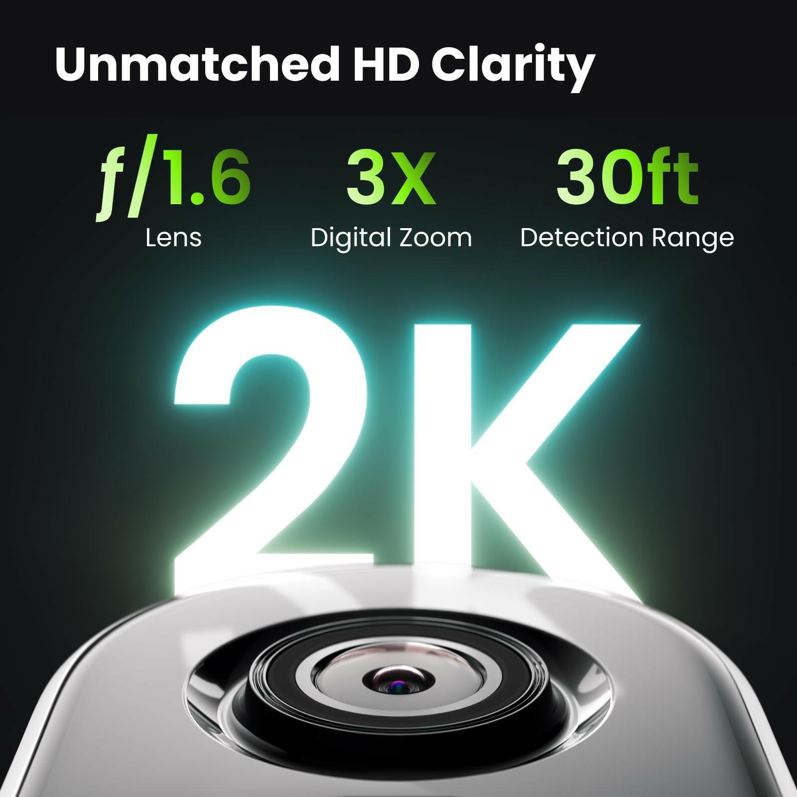 Kiwibit Security Cameras Wireless Outdoor, 2K Outside Camera for Home Security,
