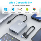 CFexpress Type A and SD Dual-Slot Memory Card Reader, 10Gbps USB 3.2 Gen 2 Type