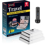 Combo 9 Pack UPGOGO Travel Vacuum Bags for Luggage with Portable Electric
