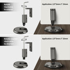 Yagman 3 Pack Windproof Door Stoppers Adjustable Bottom of Door Holder No