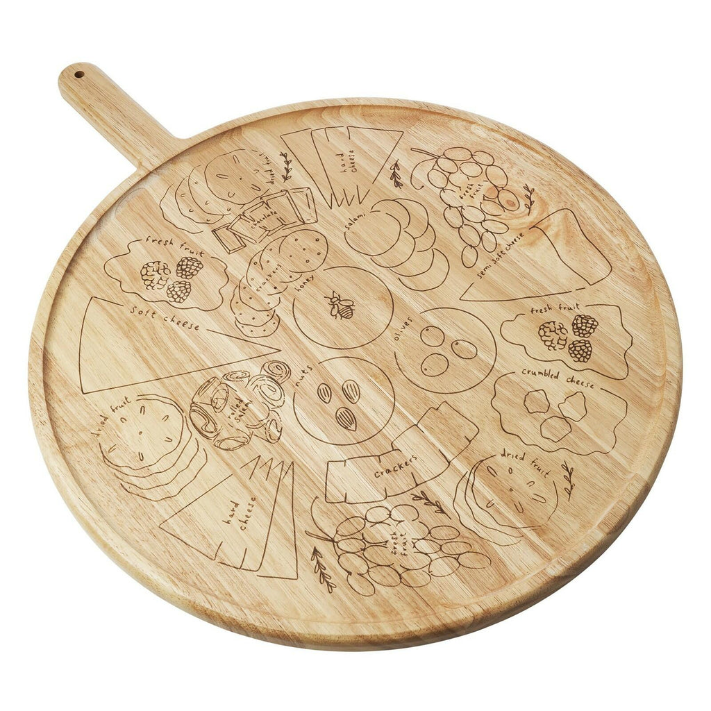 Sophistiplate Charcuterie Board with Placement Guide 22 x 17  Best Gift for