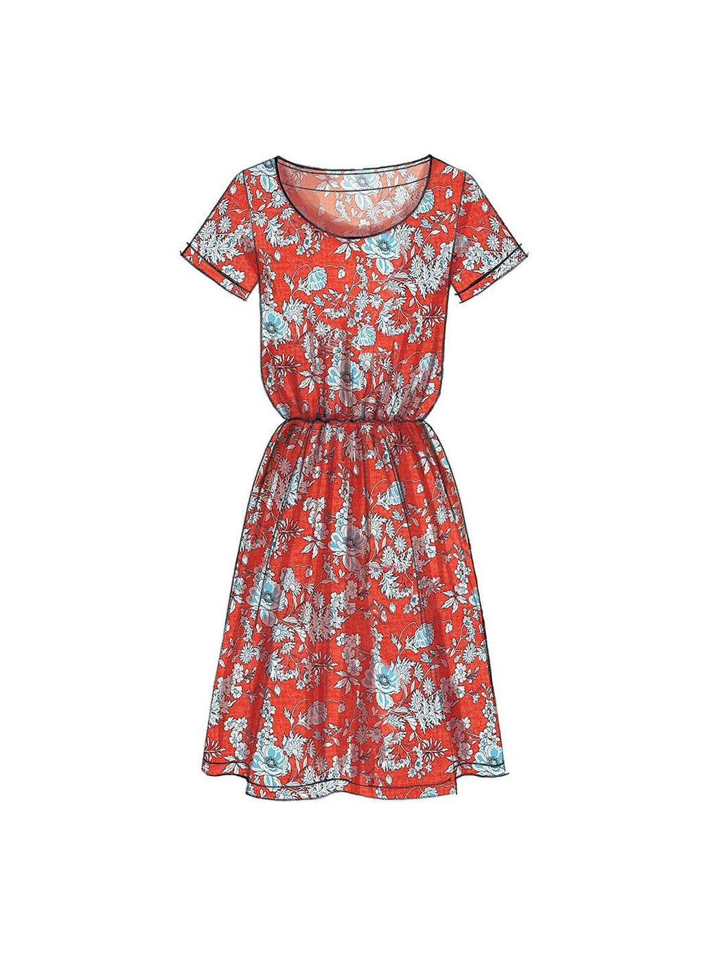 McCall's Patterns Misses' Gathered-Waist/Scoopneck Dresses