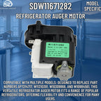 Supplying Demand W11671282 Refrigerator Auger Motor - Replaces W10309868,