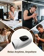 arboleaf Hand Massager with Heat and Compression, for Women Men Mom Dad, 6 Modes