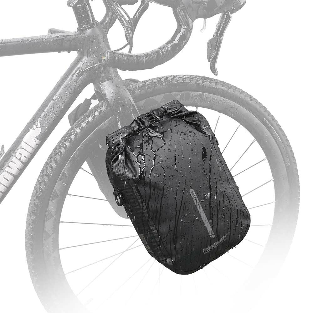 Rhinowalk Bike Front Fork Bag Waterproof Bike Pannier Bag Saddle Bag Shoulder