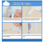 Vojefeb Large Mens Incontinence Protective Briefs, 3 Urine Bags