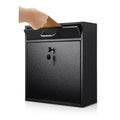 Yaocom Locking Mailbox with Key for Outdoor 12 x 10.5 x 4.7 Inches Large Wall