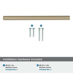 Amerock | Cabinet Pull | Golden Champagne | 5-1/16 inch (128 mm) Center to