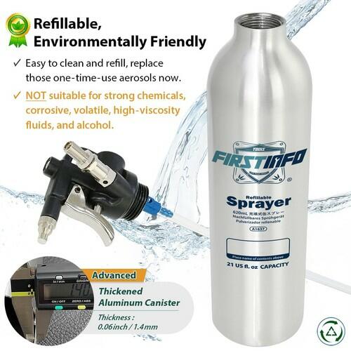 FIRSTINFO A1637 Patented Lightweight Max. Pressure 140psi / 620ml Thickened