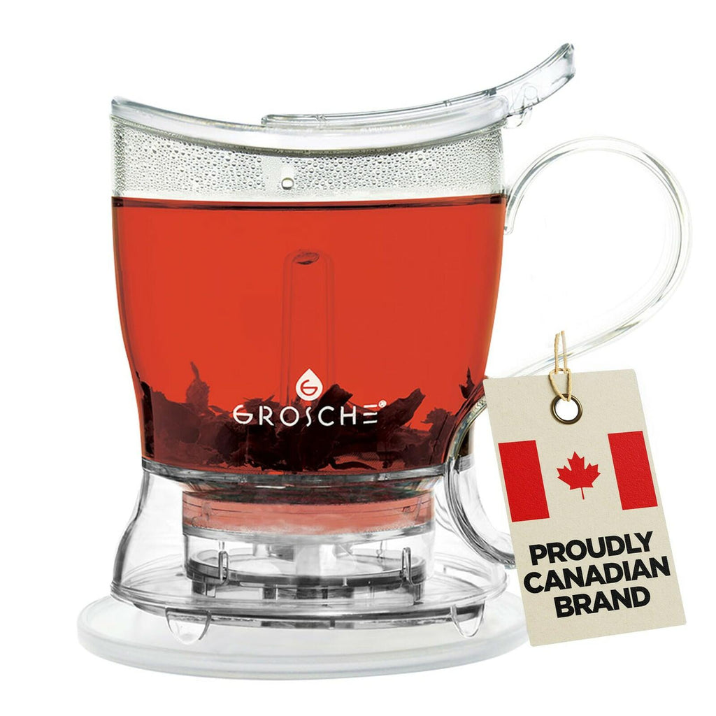 GROSCHE Aberdeen Tea Infuser Teapot & Smart Tea Maker - BPA-Free, Drip-Free