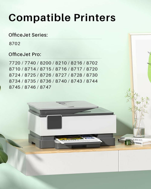 952XL Ink Cartridges Combo Pack Compatible for HP 952XL 952 XL Black Color Combo