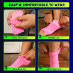 TechWare Pro Ankle Brace Compression Sleeve - Relieves Achilles Tendonitis,
