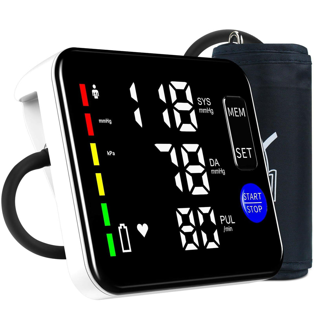 GUAEVER Blood Pressure Monitor Rechargeable Upper Arm Blood Pressure Monitors