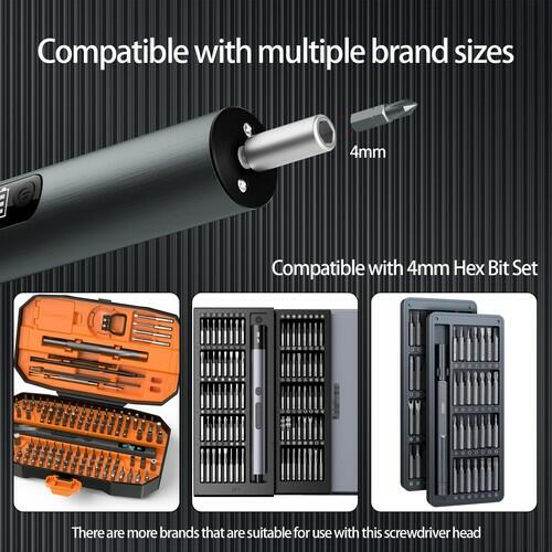 Multi-Functional Electric Screwdriver Set - Cordless Stick Drill w/Wireless