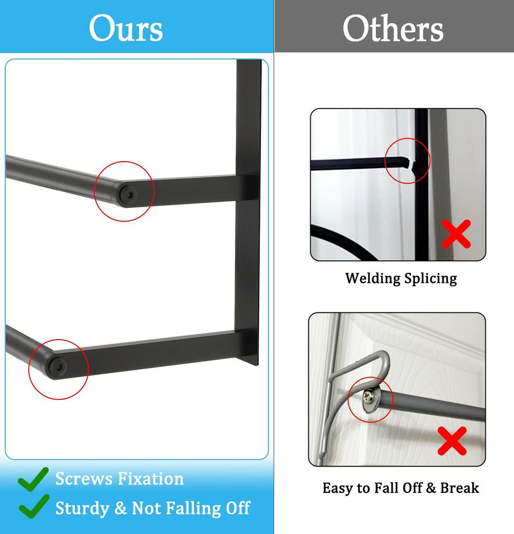 16Inch Over The Door Towel Rack, DOKU Stainless Steel Door Towel Hanger, Over