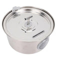 OPEN BOX Luqeeg Stainless Steel Pets Water Fountain, 3.2l/108oz Quiet Drinking