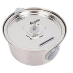 OPEN BOX Luqeeg Stainless Steel Pets Water Fountain, 3.2l/108oz Quiet Drinking