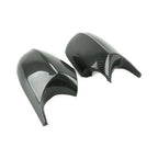 AtticZone Side Mirror Caps Covers Compatible with BMW E90 E91 2008-2011, E92 E93 E81 E82 E87 E88 LCI Door Rear View Mirror Cap Replacement for 328i 335i, Horn-style, Carbon Fiber Pattern