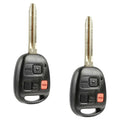 2 PACK Car Key Fob Keyless Entry Remote fits Toyota 1998 1999 2000 2001 2002