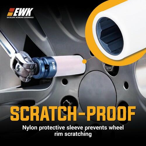EWK 17mm Protective Lug Nut Socket for Mercedes Benz with Convex Flower Head Lug