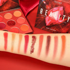 docolor Eyeshadow Palette 9Colors Red Eyeshadow Gemstone Shadow Palettes Highly