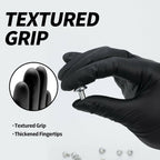 10 Packs Basic Disposable Medical Synmax Vinyl Exam Gloves- 4 mil Safty Glove