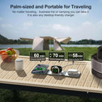 UCOMX 3 in 1 Charging Station for Multple Devices,Foldable 3 in 1 Wireless