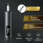 Multi-Functional Electric Screwdriver Set - Cordless Stick Drill w/Wireless