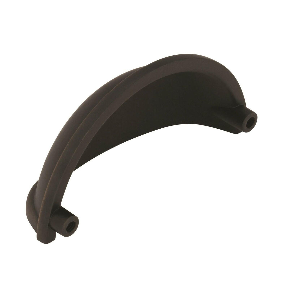 5 Pack Amerock | Cabinet Cup Pull | Oil Rubbed Bronze | 3 inch (76 mm) Center to