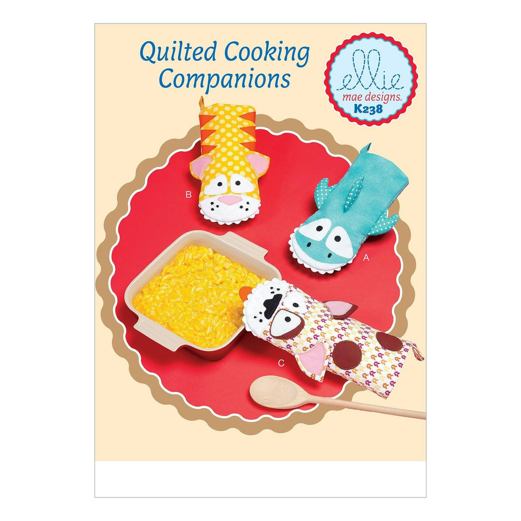 McCall Kwik Sew Sewing Template EMD238, Quilted Cooking Companions Animal