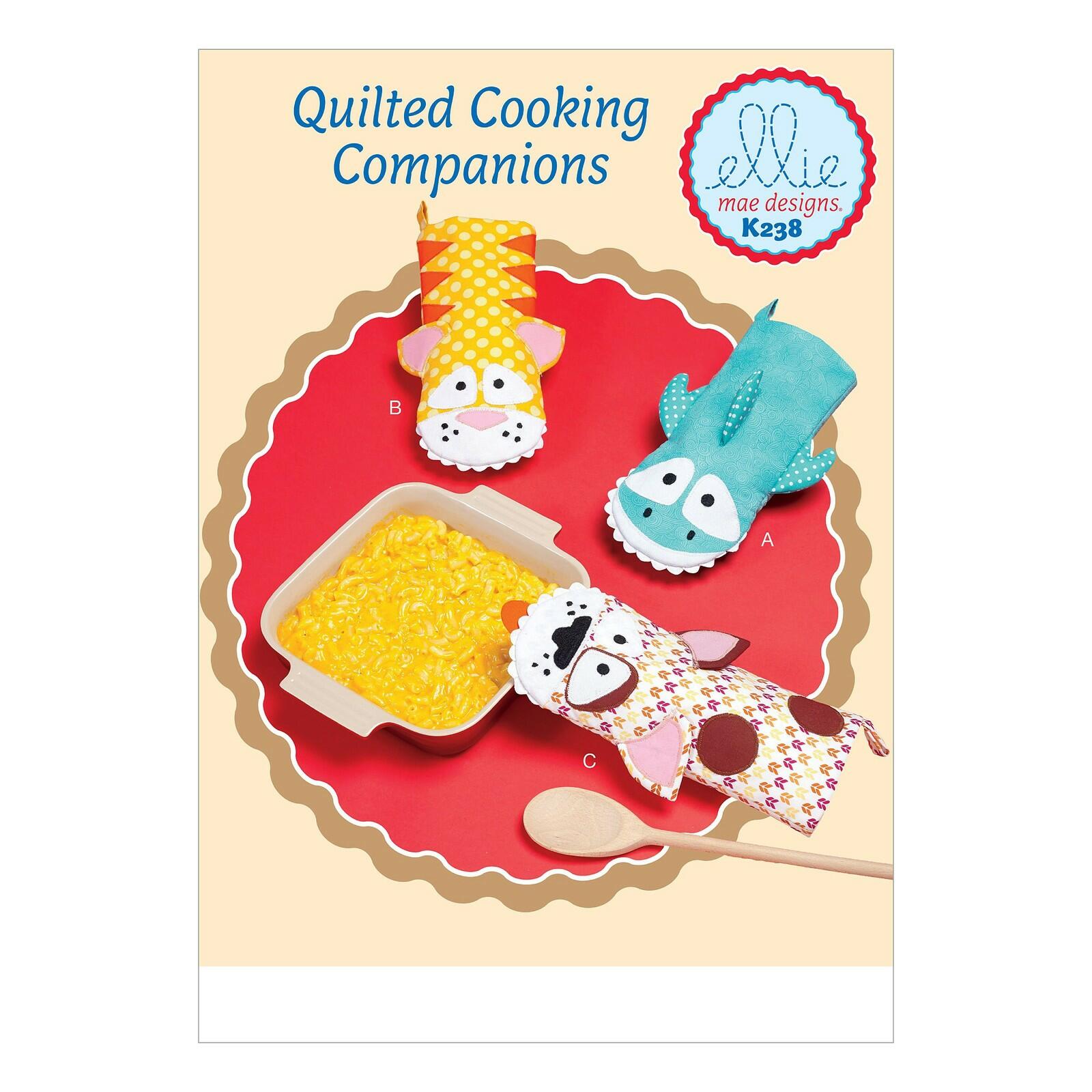 McCall Kwik Sew Sewing Template EMD238, Quilted Cooking Companions Animal