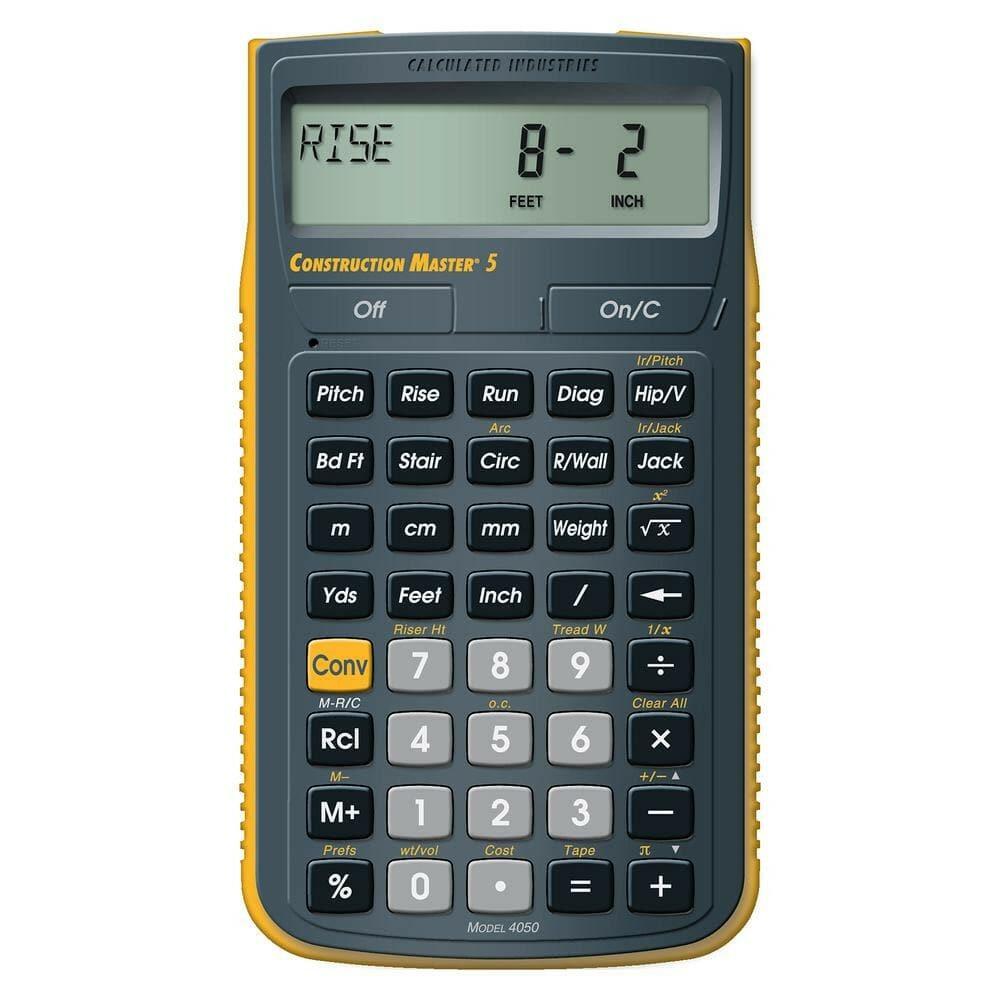 Calculated Industries 4050 Construction Master 5 Construction Calculator