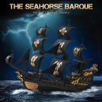 ROKR 3D Wooden Puzzle Seahorse Barque Model Kit Gift Adults Teen
