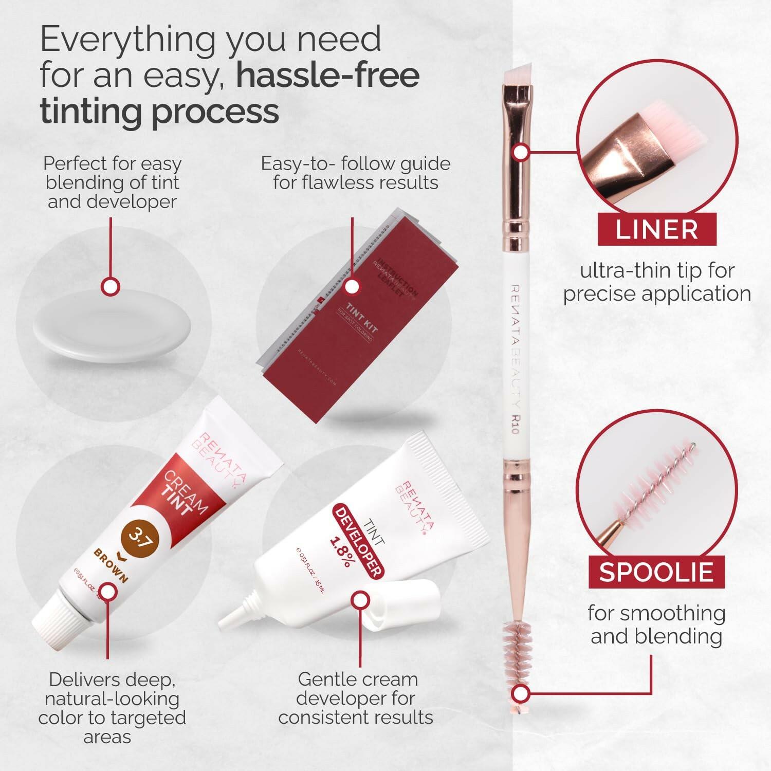 RB RENATA BEAUTY Tint Kit – Cream Hair Dye Kit with Developer and Application