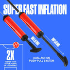 SPORTBIT Ballpump for Sports Balls - Basketball Pump for Sport Balls - Football