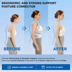 Back Posture Corrector Support for Women Gray, Small Posture Brace for Men -