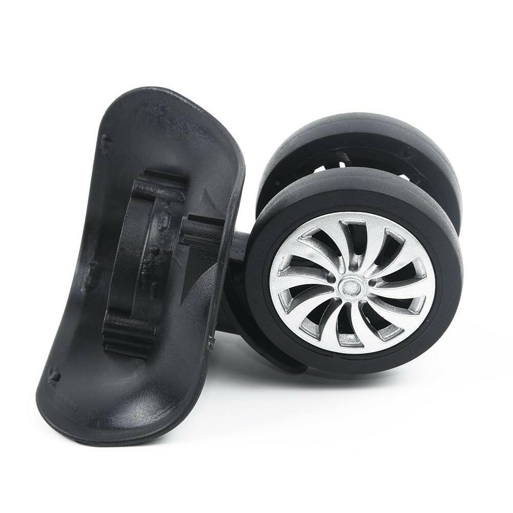 OPEN BOX 4pcs/Set Replacement Luggage Suitcase Wheels Swivel Universal Swivel