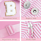 QLOVEA Little Girls Sling Bag, Small Belt Bags for Girl, Easter Gifts for Kids