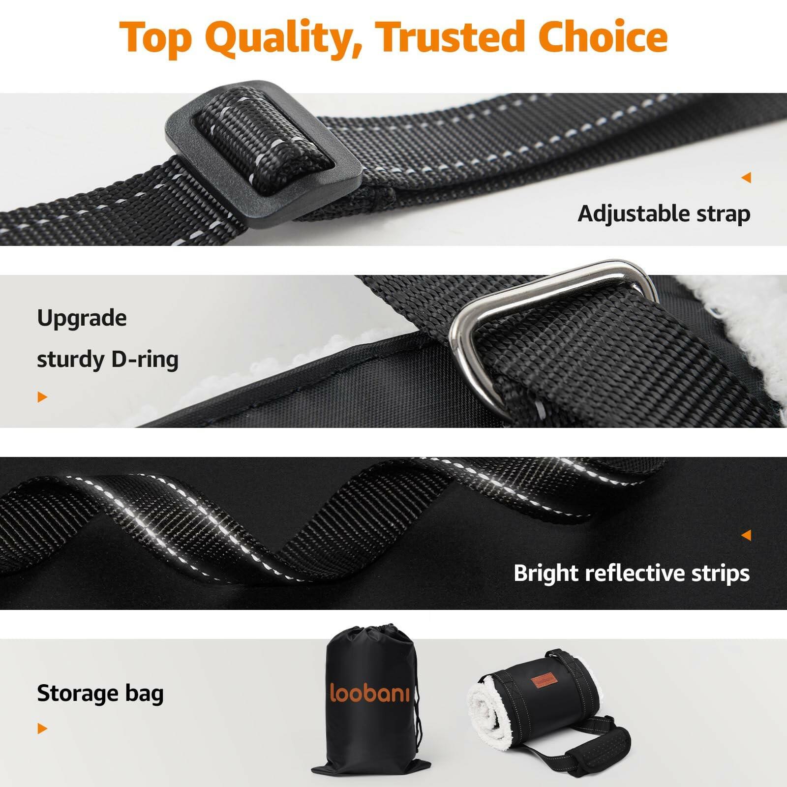 OPEN BOX - LOOBANI Portable Dog Sling for Back Legs, Hip Support Harness to Help