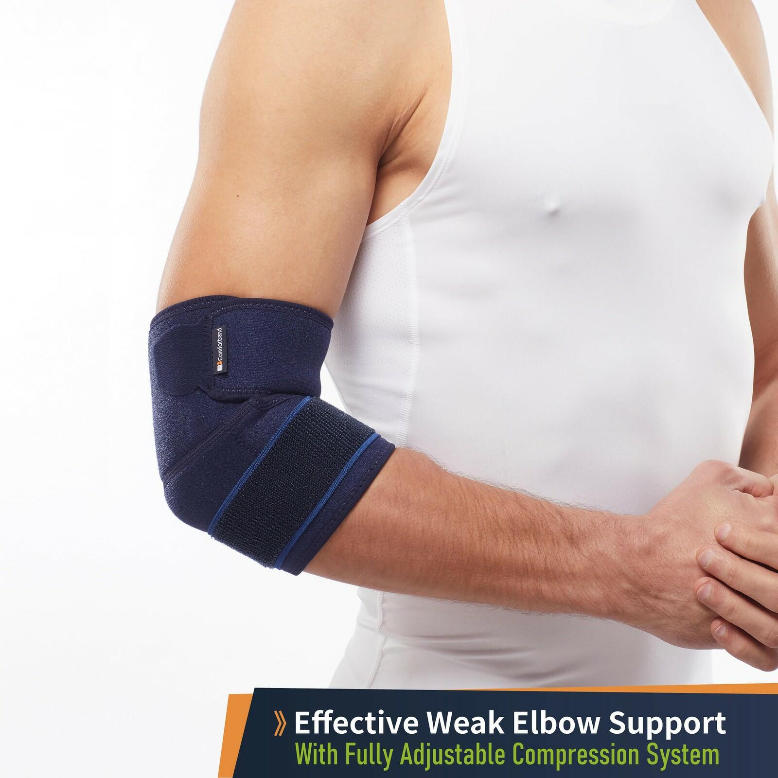 Comforband Adjustable Elbow Brace – Targeted Support for Tennis Elbow, Golfer's