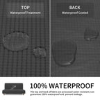 Easy-Going 100% Waterproof Futon Cover, Dual Waterproof Couch Cover for Futon,