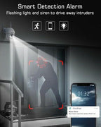 ANRAN 3K/5MP WiFi Security Camera for Home/House Outdoor: 2.4/5GHz Dual-Band,