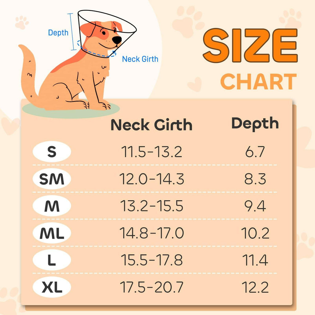 Soft Dog Cone Collar for Large Medium Small Dogs, Adjustable Cones for Dogs to
