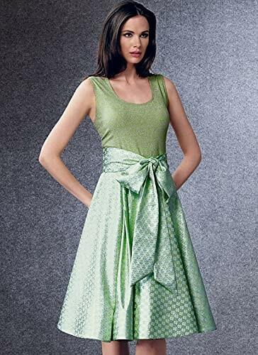 Vogue Patterns V1732A5 Misses Skirt/Pants, a5 (6-8-10-12-14), White