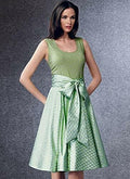 Vogue Patterns V1732A5 Misses Skirt/Pants, a5 (6-8-10-12-14), White