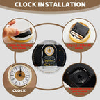 Ghtixsu 2026 Retirement Gifts for Women Men Crystal Clock, Going Away Gifts for
