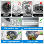 Sink Drain Strainer - Sink Stopper Kitchen Drain, 3 in 1 Kitchen Sink Drain