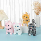 Katutude Interactive Pet Plush Toy Lifelike Cat Electronic Plush Toys Making