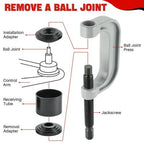 DASBET Ball Joint Removal Tool Kit Ball Joint Press U Joint Service Set