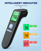 No-Touch Forehead Thermometer for Adults, Infrared Digital Baby Thermometer for